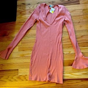 🌸NWT FREE PEOPLE LONG SLEEVE KNIT DRESS SIZE S